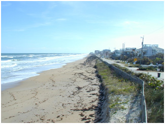 Florida east coast beach