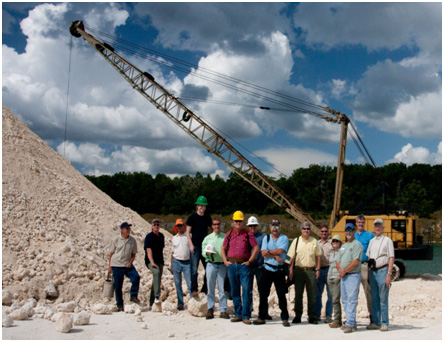 STATEMAP committee at quarry