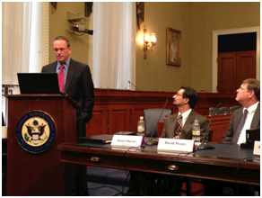FGS Director Jon Arthur speaks about geological hazards before staff of the Committee on Natural Resources in Washington, D.C